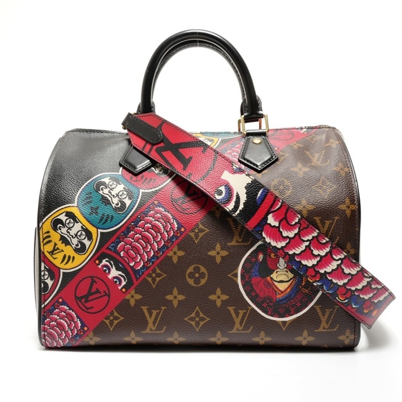 LOUIS VUITTON Handbags - Louis Vuitton Yamamoto Kansai Monogram Epi Speedy 30 Boston Bag, Black, Kabuk...